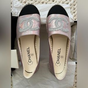 Chanel Cruise 2023 Pink Espadrilles